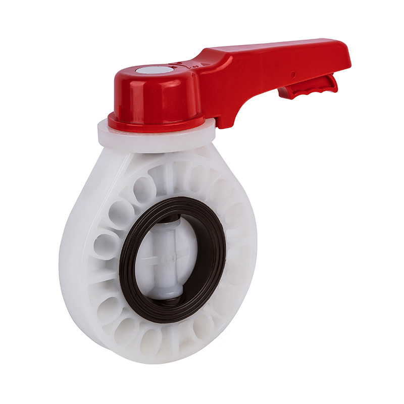 PVDF D71X-10F 手柄蝶閥 DN15-200 15A-200A日標